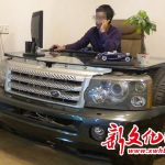 汽车改装最牛办公桌